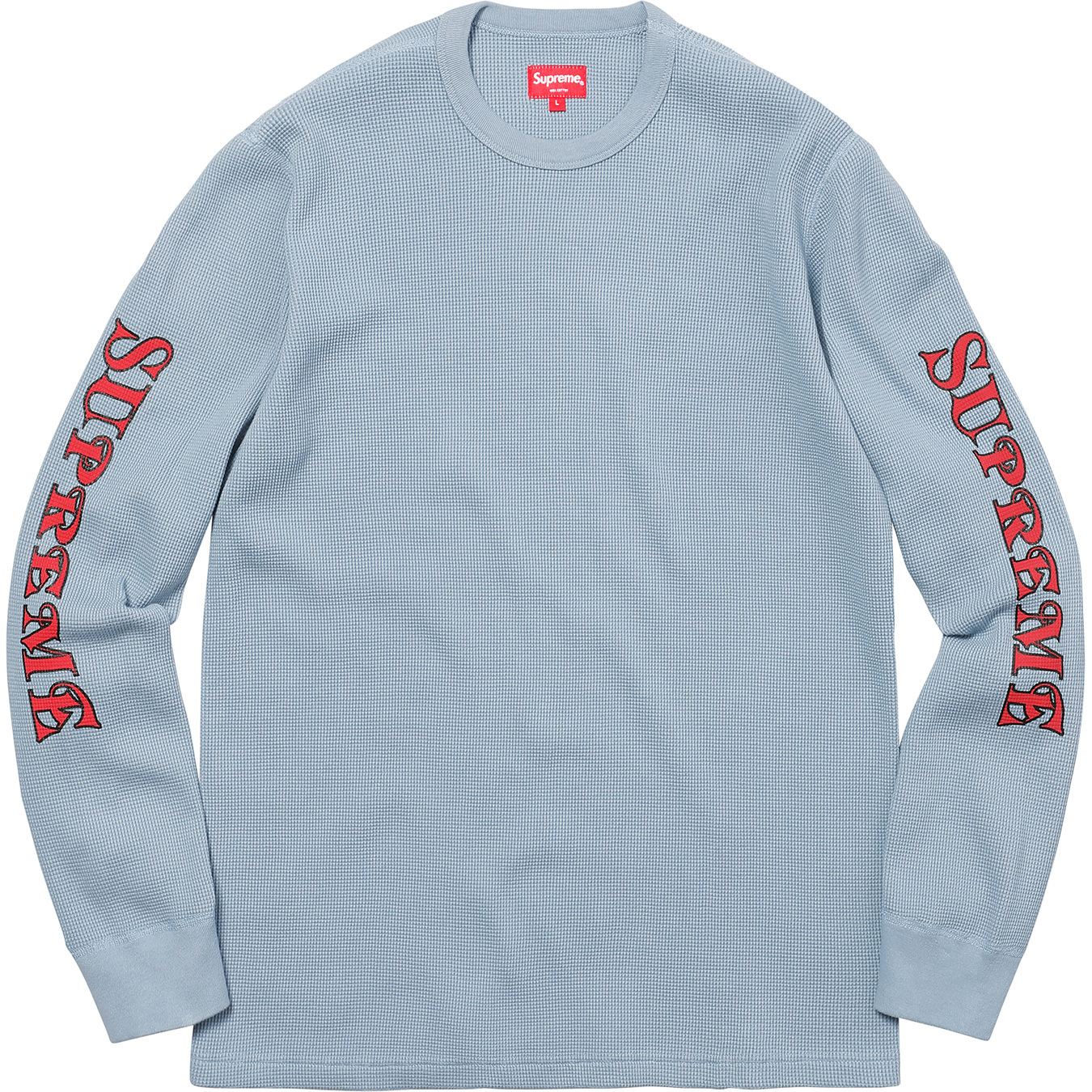 Sleeve Logo Waffle Thermal - fall winter 2017 - Supreme