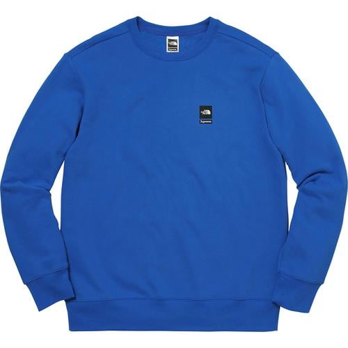 Details on Supreme The North Face Mountain Crewneck Sweatshirt None from fall winter
                                                    2017 (Price is $128)