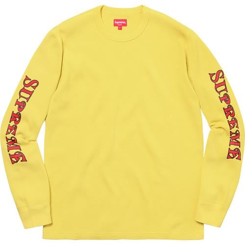 Details on Sleeve Logo Waffle Thermal None from fall winter
                                                    2017 (Price is $88)