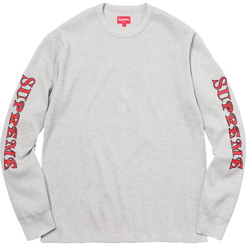 Details on Sleeve Logo Waffle Thermal None from fall winter 2017 (Price is $88)
