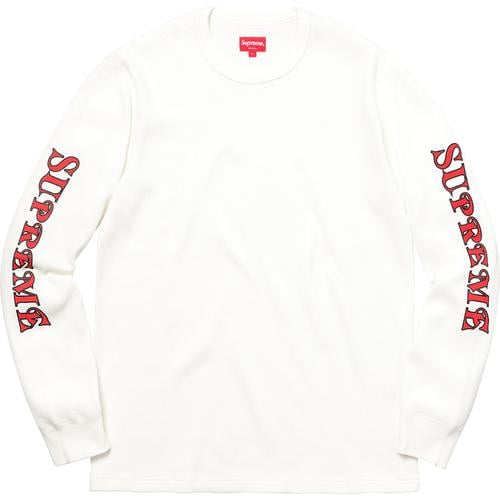 Details on Sleeve Logo Waffle Thermal None from fall winter
                                                    2017 (Price is $88)