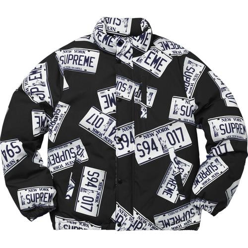 Details on License Plate Puffy Jacket None from fall winter
                                                    2017 (Price is $348)