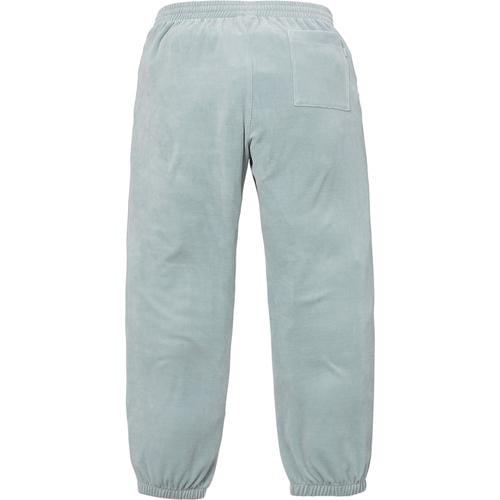 Supreme Velour Warm Up Pant (FW17) - $128