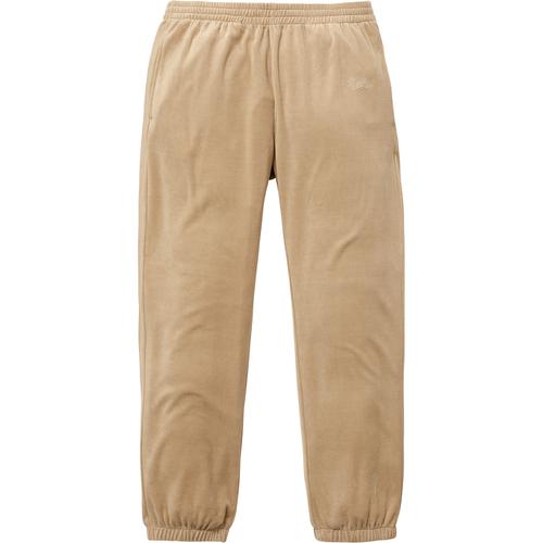 Details on Velour Warm Up Pant None from fall winter
                                                    2017 (Price is $128)