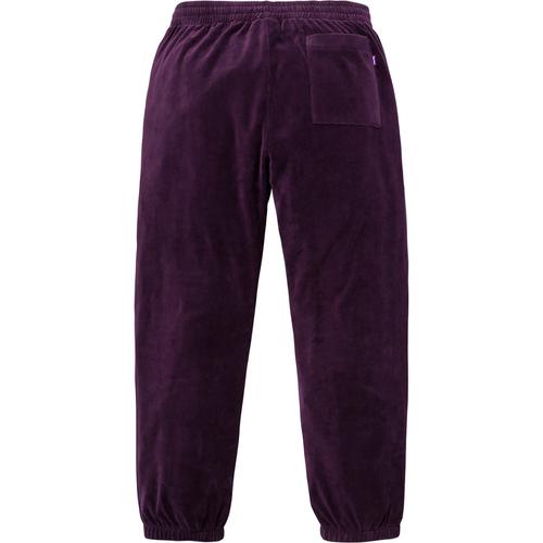 Details on Velour Warm Up Pant None from fall winter
                                                    2017 (Price is $128)