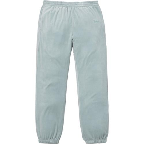 Details on Velour Warm Up Pant None from fall winter
                                                    2017 (Price is $128)