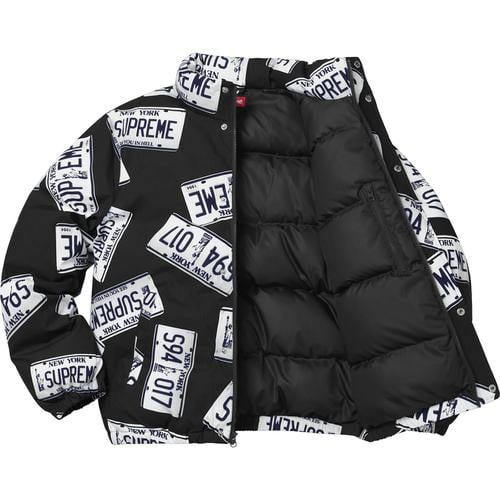 Details on License Plate Puffy Jacket None from fall winter
                                                    2017 (Price is $348)