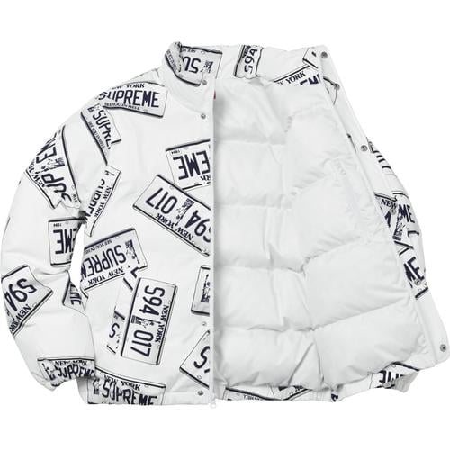 Details on License Plate Puffy Jacket None from fall winter
                                                    2017 (Price is $348)