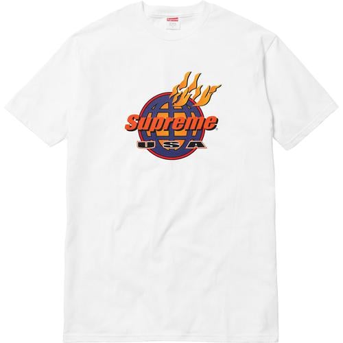 Supreme Fire Tee for fall winter 17 season