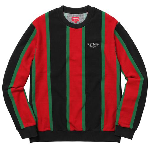 Details on Vertical Striped Pique Crewneck None from fall winter
                                                    2017 (Price is $110)
