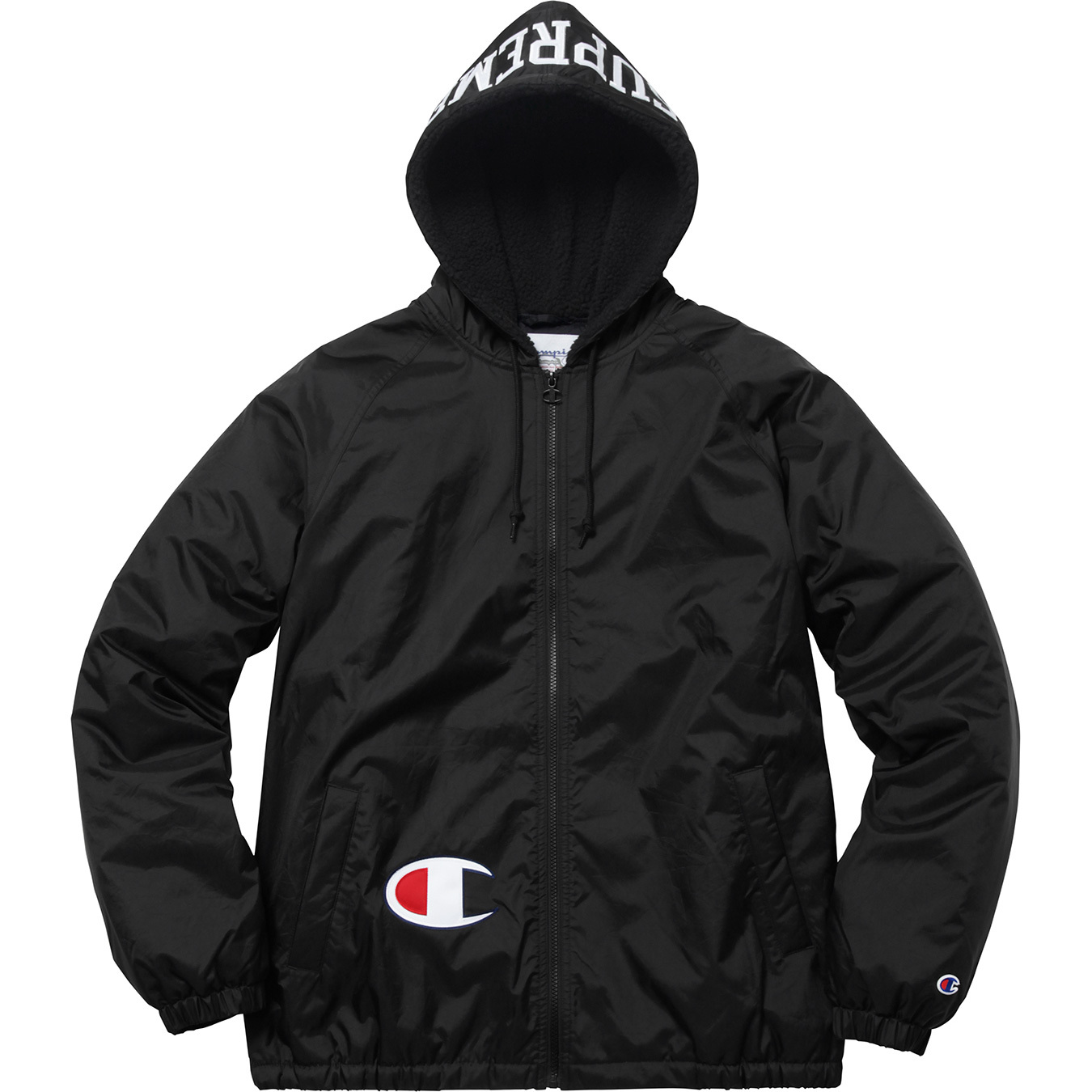 Supreme®/Champion® Sherpa Lined Hooded Jacket - Supreme Community