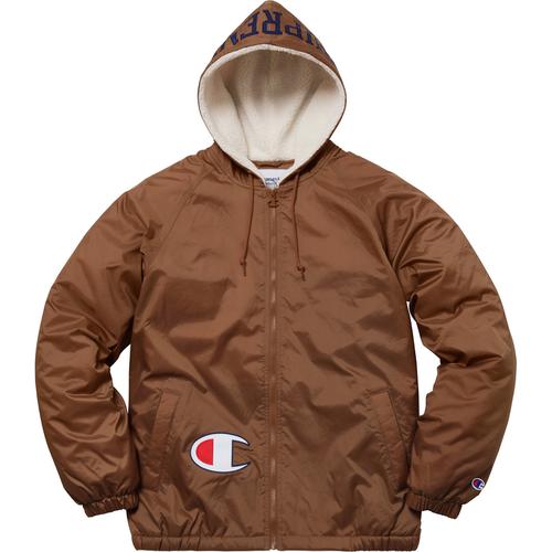 Details on Supreme Champion Sherpa Lined Hooded Jacket None from fall winter
                                                    2017 (Price is $210)