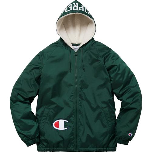 Details on Supreme Champion Sherpa Lined Hooded Jacket None from fall winter
                                                    2017 (Price is $210)