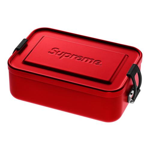 Details on Supreme SIGG™ Small Metal Box Plus from spring summer
                                            2018 (Price is $42)