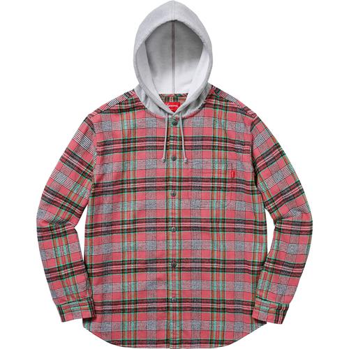 Details on Hooded Plaid Flannel Shirt None from spring summer
                                                    2018 (Price is $128)