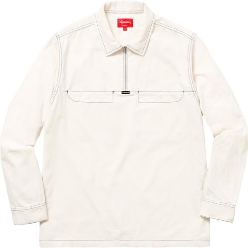 Details on Corduroy Half Zip Shirt None from spring summer 2018 (Price is $128)