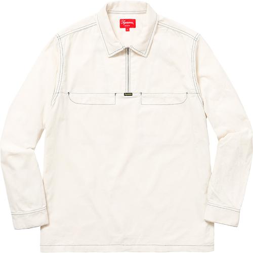 Details on Corduroy Half Zip Shirt None from spring summer
                                                    2018 (Price is $128)