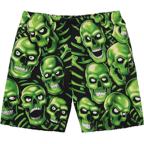 Details on Skull Pile Sweatshort None from spring summer 2018 (Price is $158)