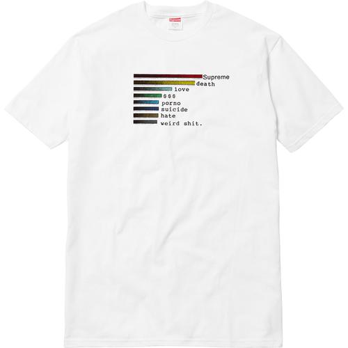 Details on Chart Tee None from spring summer
                                                    2018 (Price is $36)