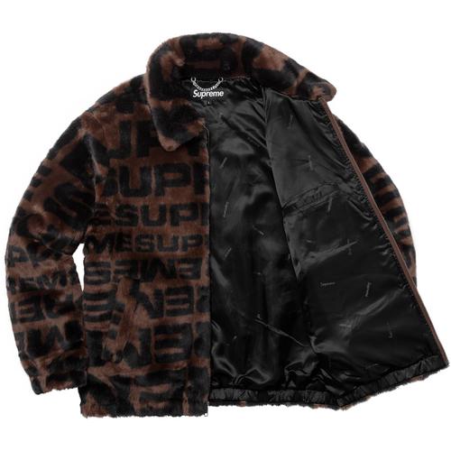 Details on Faux Fur Repeater Bomber None from spring summer 2018 (Price is $398)
