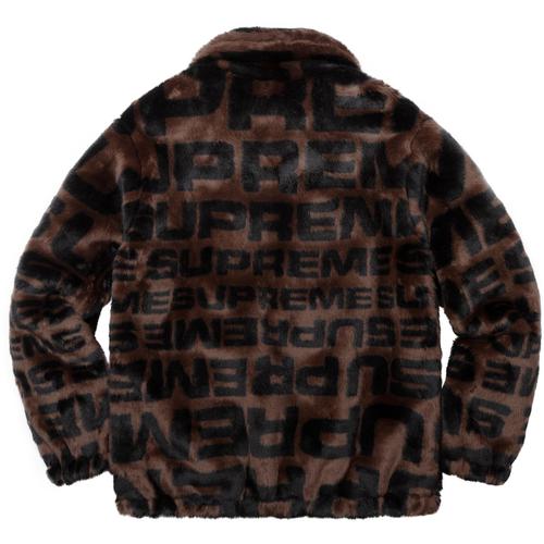 Details on Faux Fur Repeater Bomber None from spring summer
                                                    2018 (Price is $398)