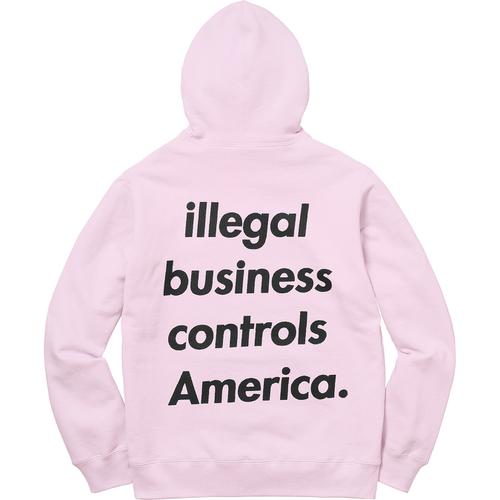 Details on Illegal Business Hooded Sweatshirt None from spring summer
                                                    2018 (Price is $148)