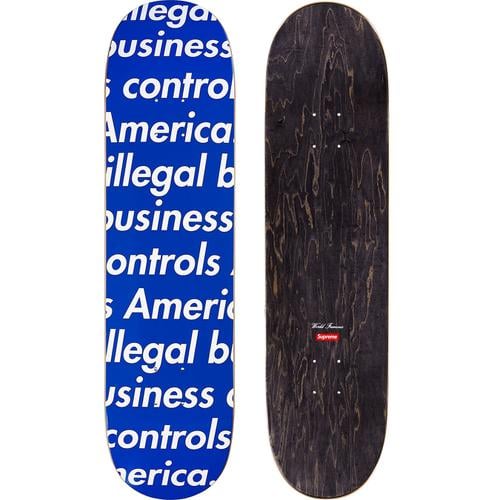 Details on Illegal Business Skateboard None from spring summer
                                                    2018 (Price is $54)