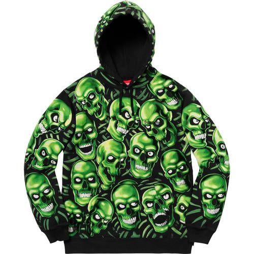 Supreme Skull Pile Hooded Sweartshirt (SS18) - $188
