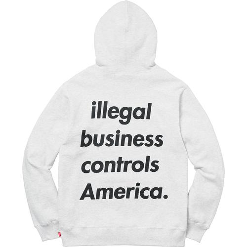 Details on Illegal Business Hooded Sweatshirt None from spring summer
                                                    2018 (Price is $148)