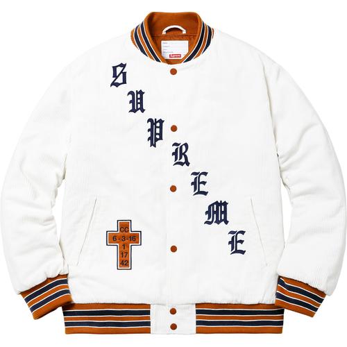 Details on Old English Corduroy Varsity Jacket None from spring summer
                                                    2018 (Price is $198)