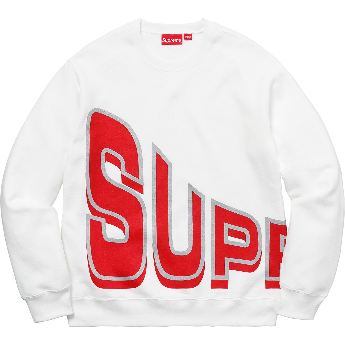 Supreme Side Arc Crewneck Light Pine