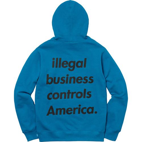 Details on Illegal Business Hooded Sweatshirt None from spring summer
                                                    2018 (Price is $148)