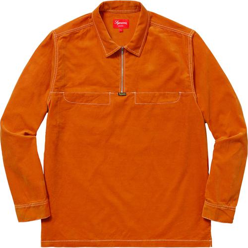 Details on Corduroy Half Zip Shirt None from spring summer 2018 (Price is $128)
