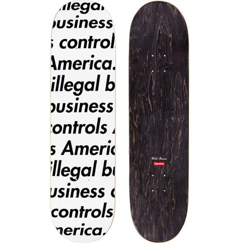 Details on Illegal Business Skateboard None from spring summer
                                                    2018 (Price is $54)