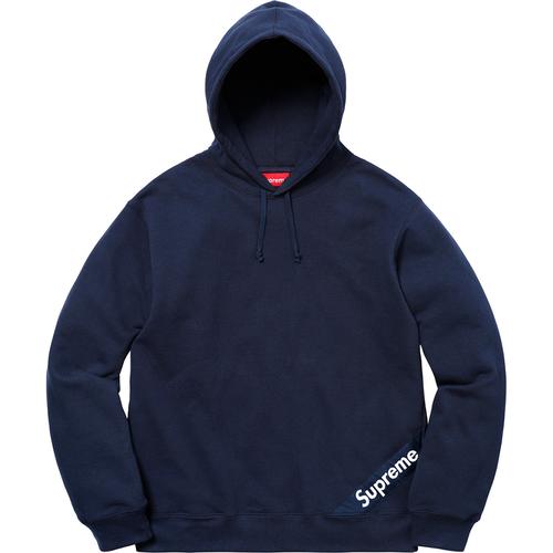 Corner Label Hooded Sweatshirt - spring summer 2018 - Supreme