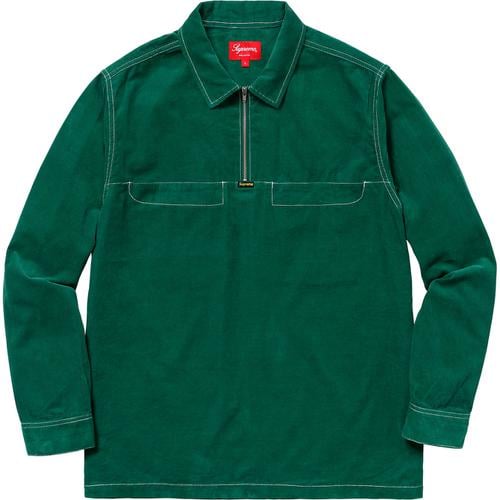 Details on Corduroy Half Zip Shirt None from spring summer
                                                    2018 (Price is $128)