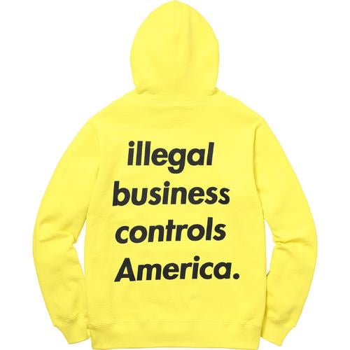 Supreme Illegal Business Hooded Sweatshirt (SS18) - $148