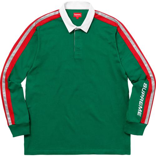 Supreme Reflective Sleeve Stripe Rugby (SS18) - $128