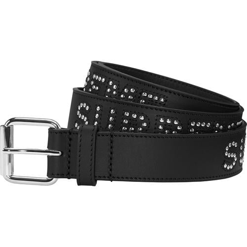 Details on Studded Logo Belt None from spring summer 2018 (Price is $148)