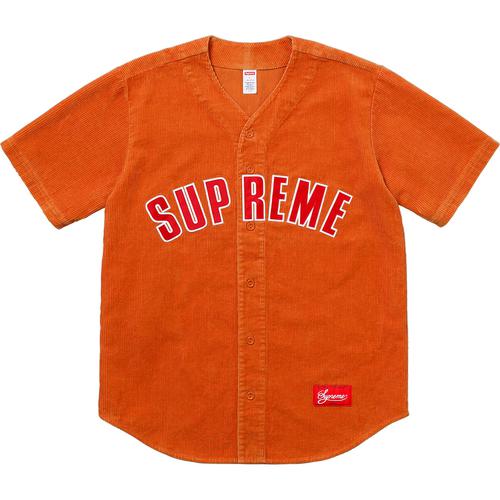 Details on Corduroy Baseball Jersey None from spring summer 2018 (Price is $138)