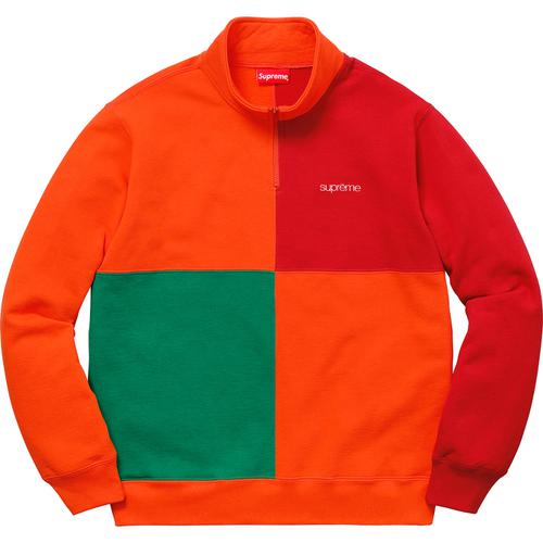 Details on Color Blocked Half Zip Sweatshirt None from spring summer 2018 (Price is $148)