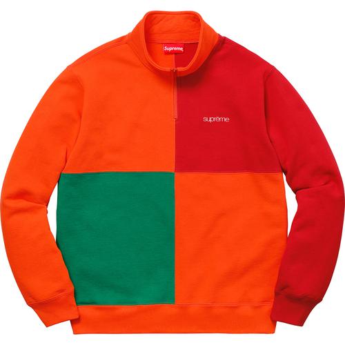 Details on Color Blocked Half Zip Sweatshirt None from spring summer
                                                    2018 (Price is $148)