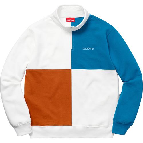 Details on Color Blocked Half Zip Sweatshirt None from spring summer
                                                    2018 (Price is $148)