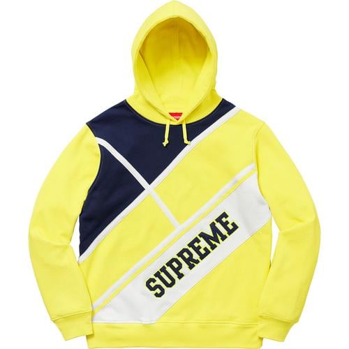Details on Diagonal Hooded Sweatshirt None from spring summer
                                                    2018 (Price is $158)