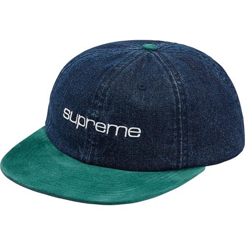 Details on Denim Suede Compact Logo 6-Panel None from spring summer 2018 (Price is $58)