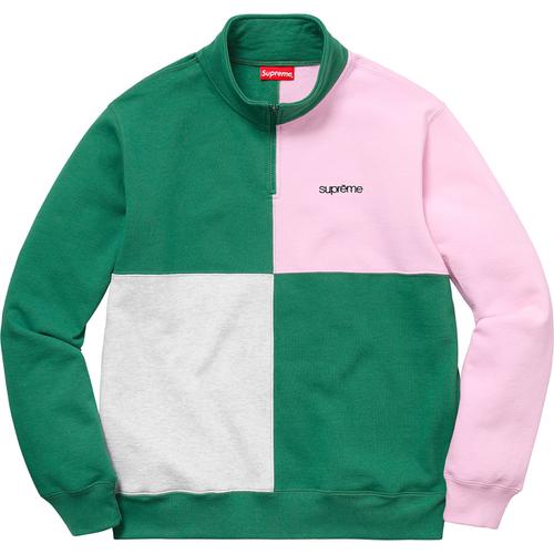 Details on Color Blocked Half Zip Sweatshirt None from spring summer
                                                    2018 (Price is $148)