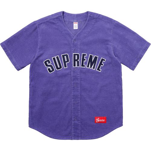 Details on Corduroy Baseball Jersey None from spring summer 2018 (Price is $138)