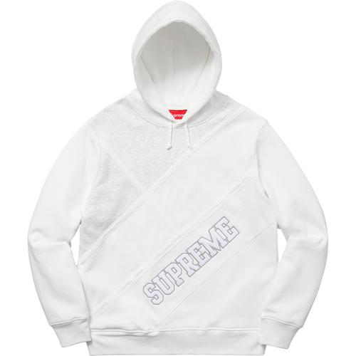Details on Diagonal Hooded Sweatshirt None from spring summer
                                                    2018 (Price is $158)