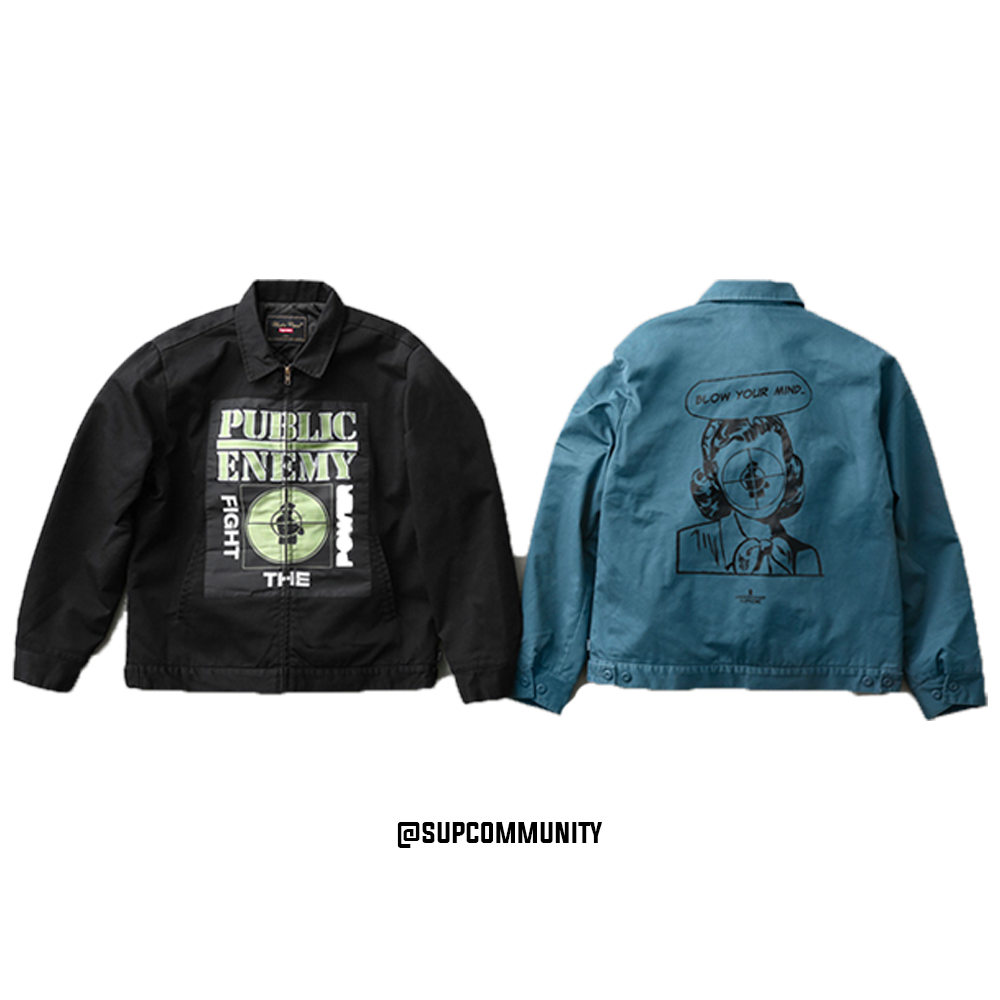 supreme undercover public enemy work jacket