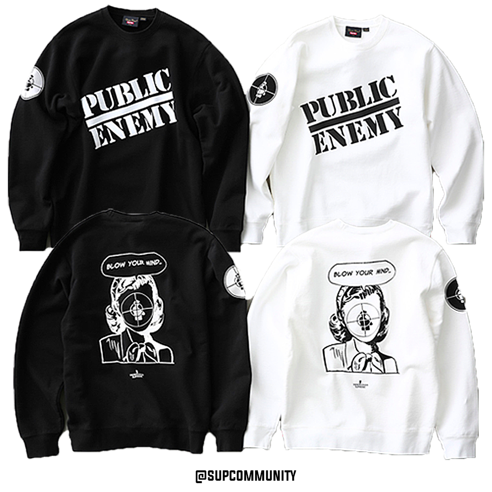 Supreme®/UNDERCOVER/Public Enemy Crewneck Sweatshirt - Supreme 